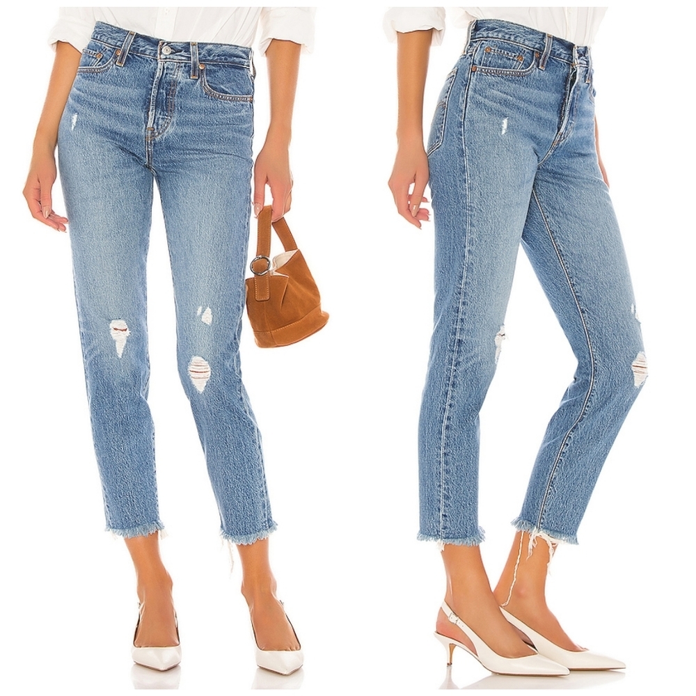 Levi's High Rise Blue Jeans for Women